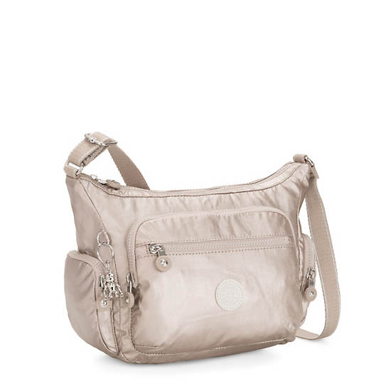 Sacs Crossbody Kipling Gabbie Small Metallic Argent | FR 2072YX